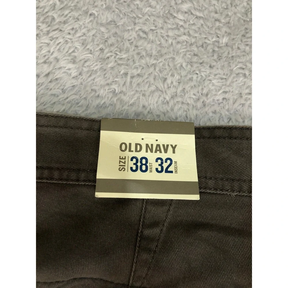 Old Navy Cargo Pants Men 38x32 Brown Straight Utility